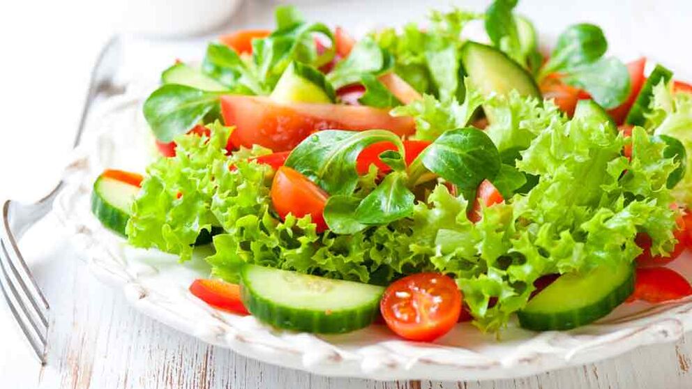 salad ng gulay para sa iyong paboritong diyeta