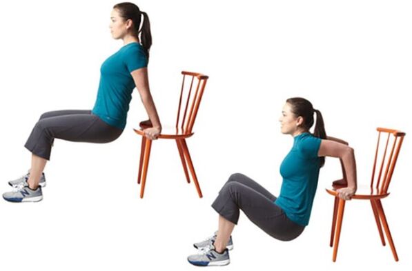 Reverse push -ups